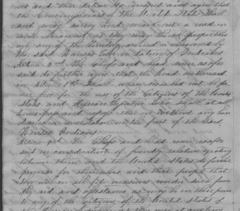 Original handwritten Treaty of 1846 (Page 2)