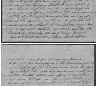 Original handwritten Treaty of 1846